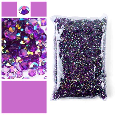 Buy Small Bulk Resin Non Hot Fix Rhinestones Crystals Flatback