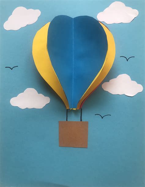 D Hot Air Balloon Craft