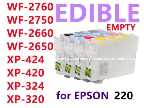 Empty Edible Refillable Ink Cartridge For Workforce Wf Wf