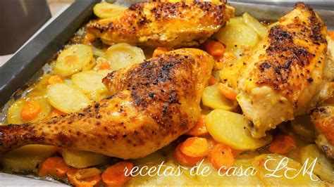 POLLO AL HORNO CON LIMÓN FÁCIL Y RÁPIDO YouTube