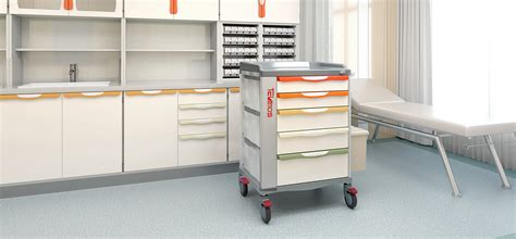 A Medical Cart With Complete Security Organized Storage Unlimited