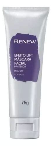 Máscara Facial Prateada Renew Efeito Lift Peel Off Avon MercadoLivre