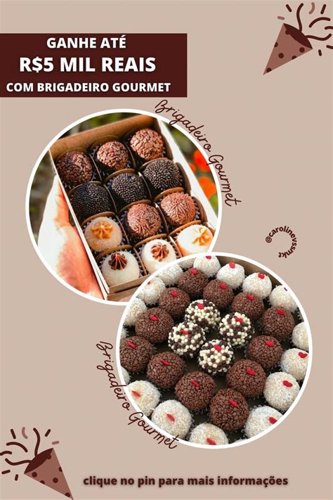 Brigadeiro Gourmet Receitas Lucrativas Gourmet Food Breakfast