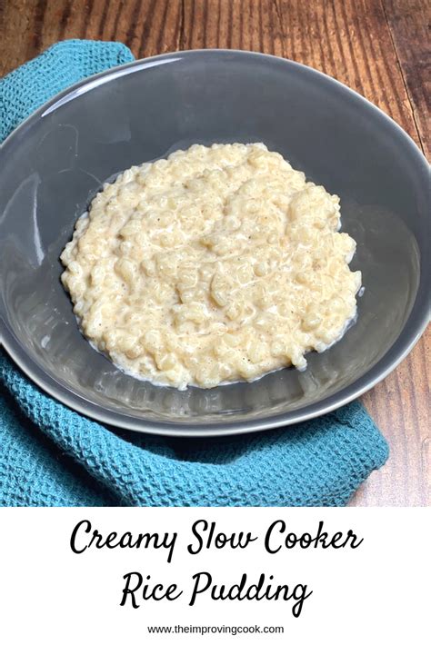 Creamy Slow Cooker Rice Pudding