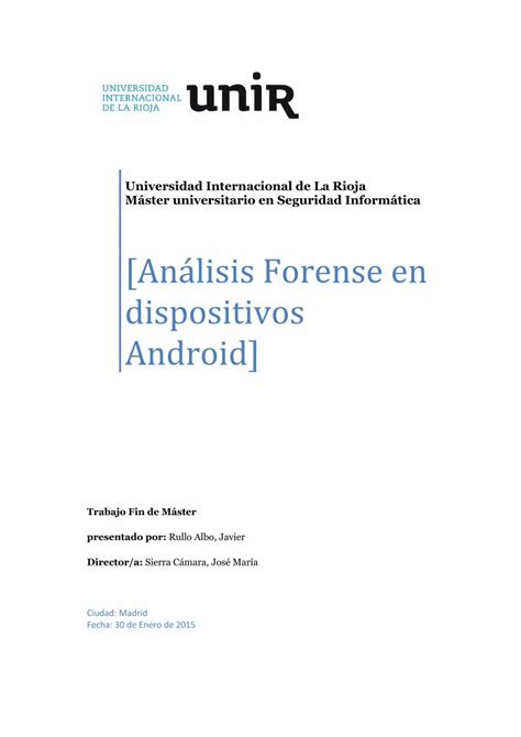 Pdf An Lisis Forense En Dispositivos Android Dokumen Tips