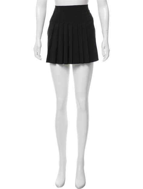 Burberry Pleated Mini Skirt Clothing Bur82477 The Realreal