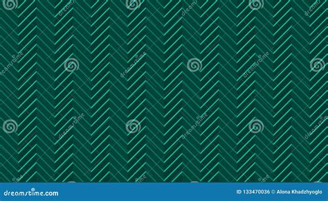 Chevron Zig Zag Emerald Dark Green Seamless Pattern With Light Lines