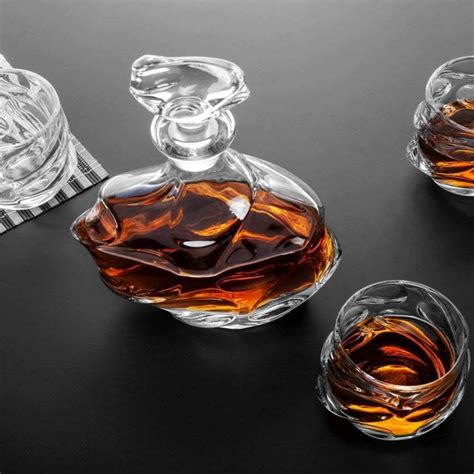 Crystal Whiskey Decanter Set