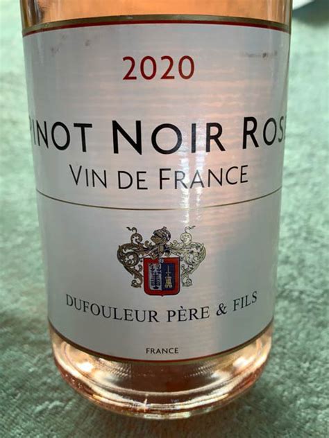 Rượu vang Pháp Dufouleur Père Fils Pinot Noir Rosé Vin De France