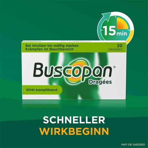 Buscopan Dragees bei Bauchschmerzen und Bauchkrämpfen 100 stk