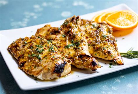 Grilled Citrus Chicken Recipe With Citrus Glaze ~ Crunch Time Kitchen