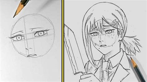 How To Draw Kobeni Chainsaw Man Step By Step Very Easy Anime Drawing