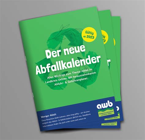 Landkreis Uelzen Abfallkalender 2023 Neue Gliederung Und Neues