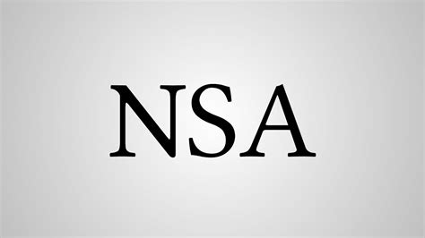 What Does Nsa Stand For Youtube