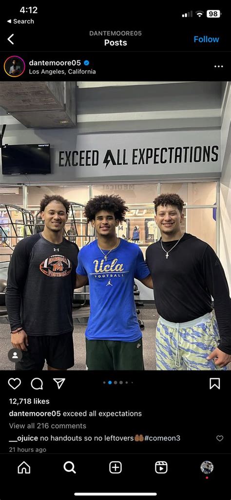 Ari Meirov On Twitter Looks Like Patrick Mahomes Trey Lance And Ucla