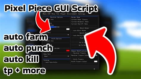 Roblox Pixel Piece Script Hack GUI AutoFarm INF STATS GET ALL