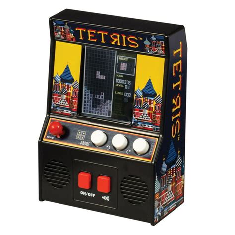 Arcade Classics Handheld Tetris Mini Arcade Game 4 Color Screen