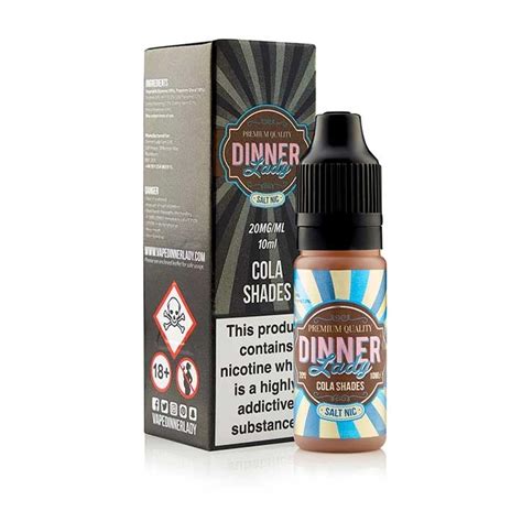 Buy Dinner Lady Salts Cola Ice Eliquid Vapour UK