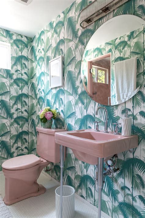 A Golden Girls Inspired Bathroom - Vintage Pink Bathroom