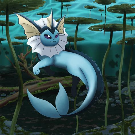 Pokémon Fanart Vaporeon Rprocreate