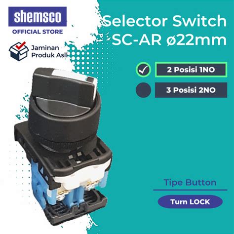 Jual Selector Switch Mm Lock Posisi P Shemsco Ar Pr Ar Pr