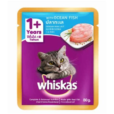 Buy Whiskas Adult Cat Food Wet Meal Ocean Fish Gm Online Mypetz