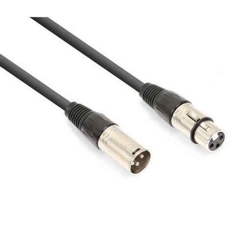 Cabo Xlr Macho F Mea Balanceado Metros Master Audio Tecnis