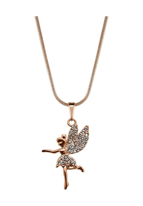 Annie Ram Kette Anh Nger Dancing Fairy Swarovski Crystals Gold Jetzt