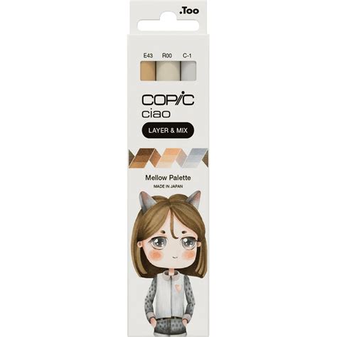 Copic Marker Ciao Layer Mix Set Stk Mellow Global Hobby Og Kunst