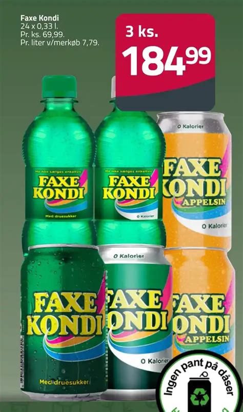 Faxe Kondi Tilbud Hos Fleggaard