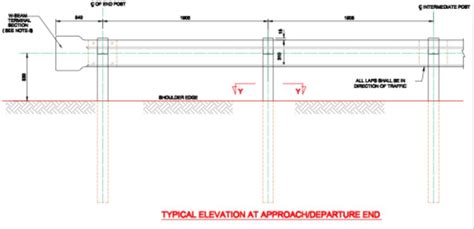 Highway Guardrail Detail Dwg Highway Guardrail Factory