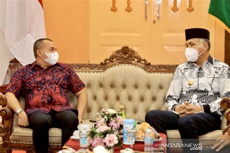 Muslim Nova Iriansyah Bertemu Siap Besarkan Partai Demokrat Di Aceh