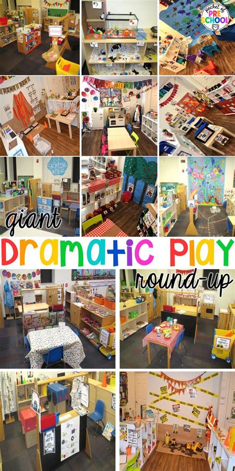 Giant Dramatic Play Round Up For Preschool Pre K And Kindergarten