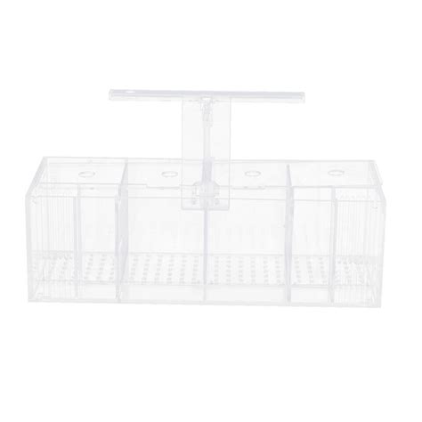 Aquaponic Fish Tank Grid Desktop Fish Tank Rectangle Acrylic Betta