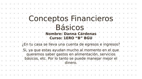 Conceptos Financieros Basicos Danna Cardenas By Danna Cardenas Issuu