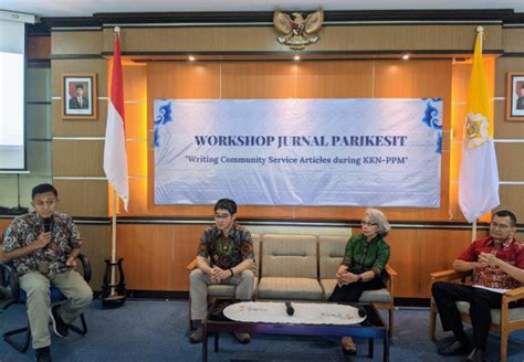 Direktorat Pengabdian Kepada Masyarakat Selenggarakan Workshop Jurnal