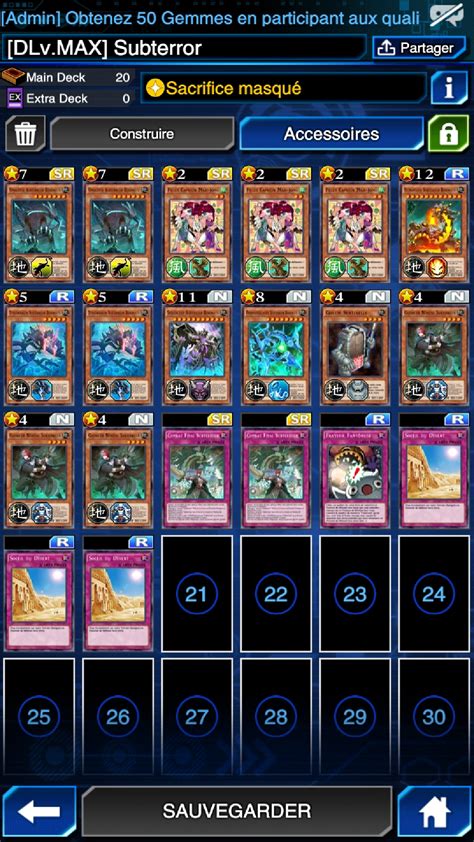 Deck Dlv Max With F P Subterror R Duellinks