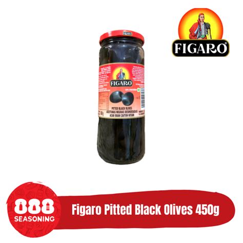 FIGARO PITTED BLACK OLIVES 450g Lazada Indonesia