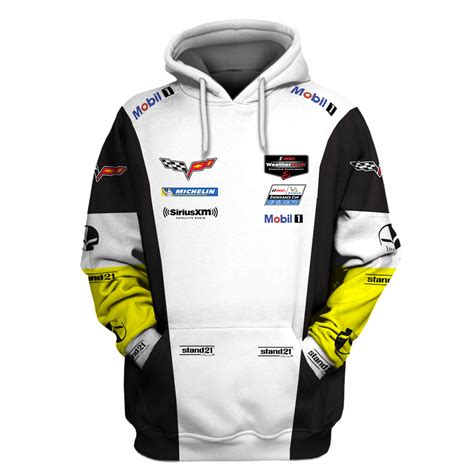 Mike Rockenfeller Hoodie Corvette Racing Sweater Imsa Endurance ...