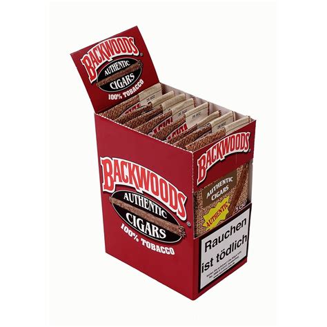 Backwoods Cigarren Authentic Aromatischer Geschmack 5 Stück Pro Be