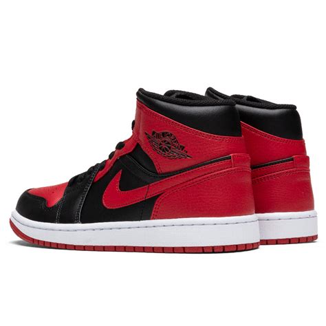 Air Jordan 1 Mid - Black/Gym Red/White – Feature