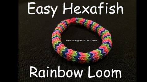 Easy Hexafish On The Rainbow Loom Rainbow Loom Rainbow Loom