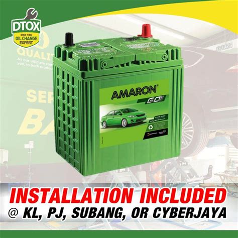 Installation Included Amaron Go Ns L Maintenance Free Car Battery