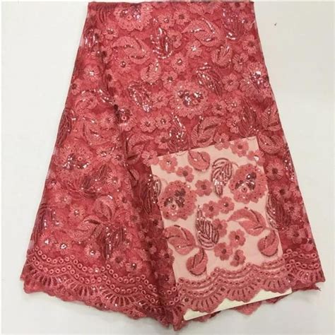 Latest Nigerian Laces African Lace Fabrics High Quality For