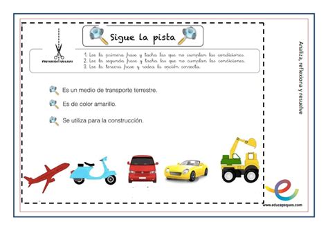 Fichas para trabajar el desarrollo del pensamiento crítico