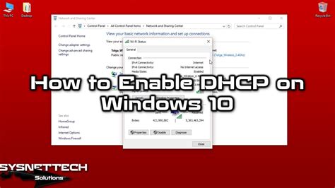 How To Enable Dhcp On Windows 10 Or Modemrouter Sysnettech Solutions