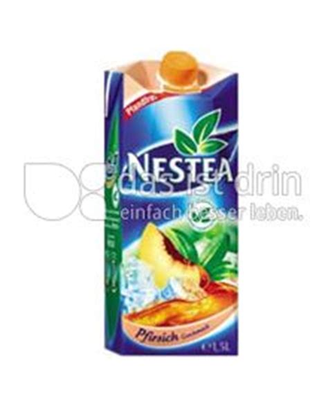 Nestea Eistee Pfirsich 29 0 Kalorien Kcal Und Inhaltsstoffe Das