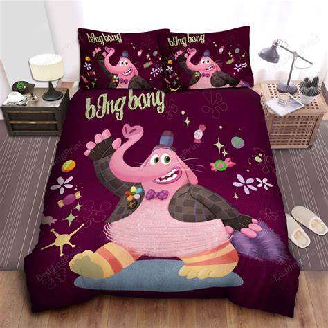 Inside Out Bing Bong Rileys Childhood Imaginary Friend Bed Sheets