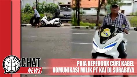 Viral Kepergok Curi Kabel Komunikasi Pt Kai Pria Ini Ancam Bunuh