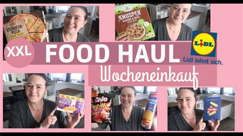 XXL LIDL FOOD HAUL 107 WOCHENEINKAUF Fräulein Jasmin YouTube